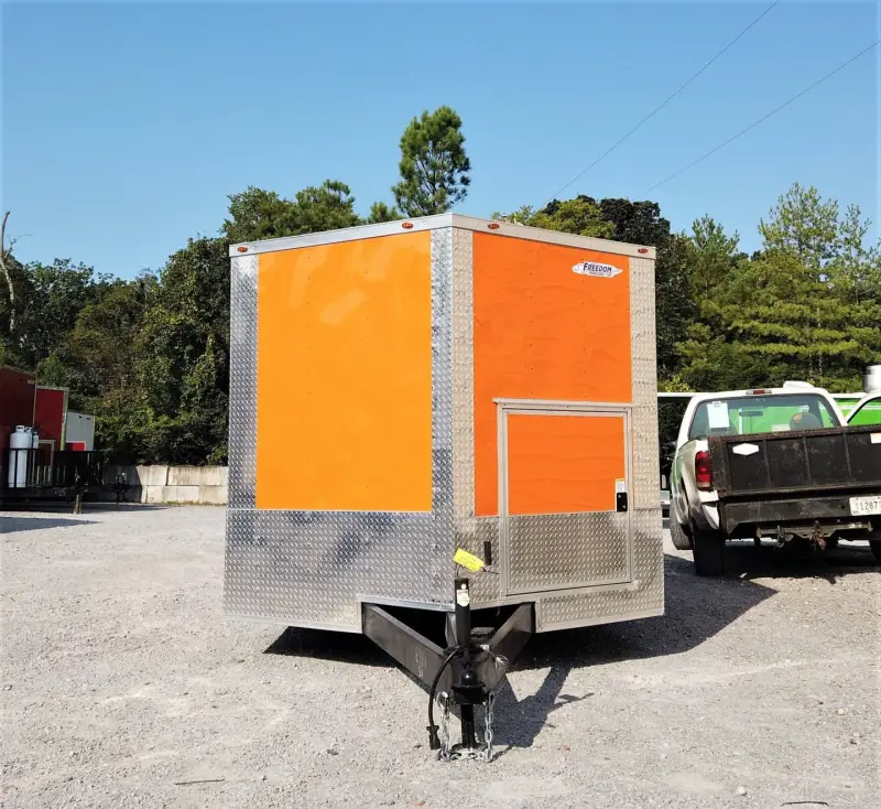 2025 Orange Concession Food Trailer With Appliances photo 11