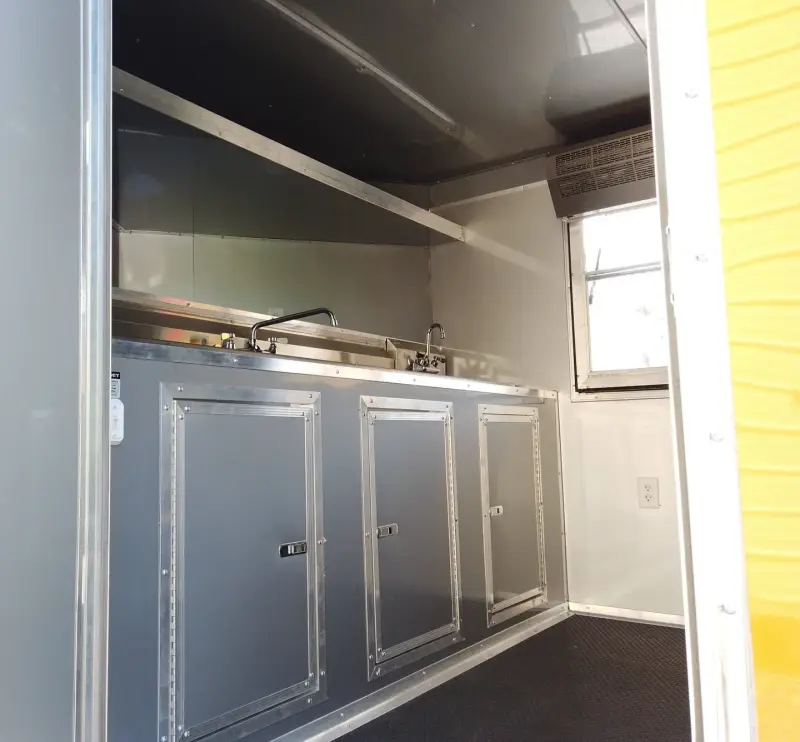 2025 Orange Concession Food Trailer With Appliances photo 4