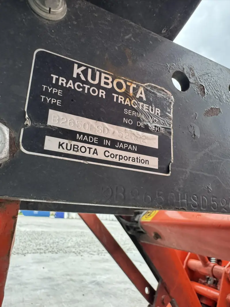 2018 Kubota B2650 photo 2